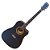 VIOLAO FOLK AÇO ACUSTICO MXT PRETO FOSCO QAG41-BK - Imagem 2