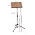 PEDESTAL PARA PARTITURA MODELO MAESTRO COM CORPO ROMADO - PRANCHETA MADEIRA VISÃO - Imagem 3
