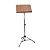 PEDESTAL PARA PARTITURA MODELO MAESTRO COM CORPO ROMADO - PRANCHETA MADEIRA VISÃO - Imagem 1