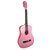 VIOLÃO MXT ACÚSTICO COM TENSOR E CORDAS DE NYLON ROSA 38C-NPT - Imagem 1