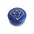 Bolso/Bolsa 4cm com Pingente de Diamante - Azul - Imagem 1