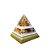 Orgonite Personalizado Pirâmide com Hematita Magnetizada 16cm - Imagem 1
