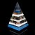 Orgonite Personalizado Pirâmide com Hematitas Magnetizadas 23 a 26cm - Imagem 1