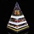Orgonite Personalizado Pirâmide com Hematitas Magnetizadas 23 a 26cm - Imagem 3