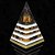 Orgonite Personalizado Pirâmide com Hematitas Magnetizadas 30 a 32cm - Imagem 1