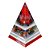 Orgonite Personalizado Pirâmide com Hematita Magnetizada 17 a 19cm - Imagem 1