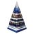 Orgonite Personalizado Pirâmide com Hematitas Magnetizadas 62cm - Imagem 1