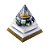 Orgonite Personalizado Pirâmide com Hematitas Magnetizadas 12cm - Imagem 1
