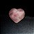 Quartzo Rosa em Formato de Coração - Imagem 1