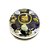 Orgonite Meia Esfera Grande 14.5cm - Dourada - Imagem 1