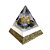 Orgonite Mini Pirâmide de 7cm - Dourada - Imagem 1