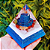 Pronta Entrega Orgonite Pirâmide de 8cm - Azul Claro - Imagem 1