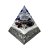 Orgonite Mini Pirâmide de 7cm - Prata - Imagem 1