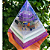 Orgonite Pirâmide de 14cm - Roxo - Imagem 1