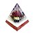 Orgonite Pirâmide de 10cm - Vermelha - Imagem 1
