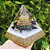 Pronta Entrega - Orgonite Pirâmide de 10cm - Dourado - Imagem 1
