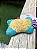 Brinquedo Pelucia Osso Amarelo Com Azul - Imagem 2