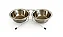 Tigela De Inox Dupla C/ Suporte-Ssdb 2 (Diam 13Cm) - Imagem 3