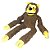 Macaco Pelúcia Chalesco - Imagem 1