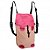 Bolsa De Transporte São Pet Frontal Algodão Rosa Nº2 14X28X40Cm - Imagem 1