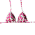 TOP CORTININHA MÓVEL BORBOLETA PINK - Imagem 1