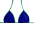 TOP CORTININHA MÓVEL AZUL E MENTA ÉDEN - Imagem 1