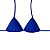 TOP CORTININHA FIXO AZUL ROYAL - Imagem 1