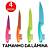 KIT 4 FACAS COLORIDAS AÇO INOX + BARRA MAGNETICA - Imagem 2