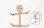 Boneco articulado MDF - Imagem 1