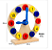Brinquedo Relógio Educativo Pedagógico Madeira Ecológico - Wood Toys - Imagem 3