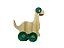 Dinossauro - Braquiossauro de madeira - Imagem 1