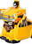 Fusca Transformers Carrinho Brinquedo Vira Robô Luz Som Bate e Volta - Imagem 5
