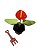 Kit jardinagem com vaso e flor - Imagem 1