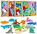 Tabuleiro Quebra-cabeça 3D em Madeira com script Empilhe e Encaixe. Brinquedo Educativo Montessori (Animais do Mar) - Imagem 2