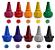 Giz De Cera Encaixa No Dedo Colorjoy 10 Cores Leo&leo Cor Colorido - Imagem 3