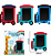 Lousa Mágica Digital Tablet LCD 8.5' Polegadas 3D Colorida Escrever Desenhar Criativo Infantil -COR: AZUL COM MARROM - Imagem 2
