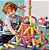 Blocos de Montar Magnético Construção Bastãos e Bolas Brinquedo Educativo Infantil - Imagem 3