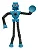 Brinquedos Esticados com Ventosa - Brinquedos de ventosa de tubo de robô - cor: Azul - Imagem 1