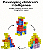 Blocos Magnéticos Coloridos - Imagem 5