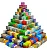 Caixa Blocos de Minecraft - 200 Peças - Imagem 4