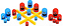 Jogo Da Velha Hash Toy Infantil Tabuleiro Interativo Color - Imagem 5
