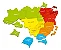 Quebra-cabeça Mapa do Brasil Estados e Regiões 26 peças em MDF - Imagem 2