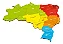 Quebra-cabeça Mapa do Brasil Estados e Regiões 26 peças em MDF - Imagem 5