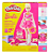 Play-Doh, Massinha de Modelar Infantil, Barbie Ruffles and Bows - Conjunto de Brinquedo com 3 Potes - A partir de 5 Anos - Imagem 1