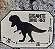 Dinossauro Articulado - Gigantossauro Rex 35cm Dino Brinquemix Colecionável - Imagem 2