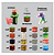 Blocos Educativos Supercraft 120 Peças Brincadeira Criança - Imagem 3