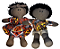 Inclusão Boneca Negra Africanos De Pano 30cm Menino Menina - Imagem 5
