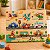 Quebra-Cabeça Educativo de Madeira com Pinos, Tema Transportes, 8 Peças, 30x22,5 cm, para Crianças a partir de 18 Meses - Imagem 7
