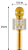 Microfone Bluetooth Sem Fio Karaoke Porta Usb Alto-falante Embutido Dourado - Imagem 2