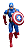Capitão América Marvel Avengers - Imagem 1